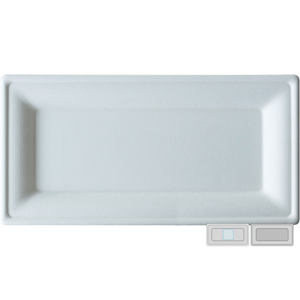 Wegwerp wegwerp Bio Duro borden